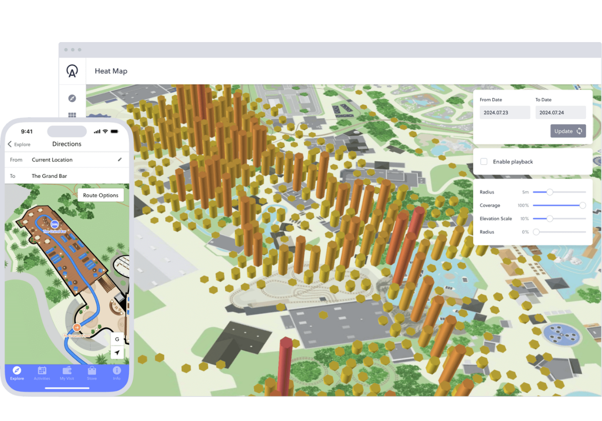 visitor attraction mobile app